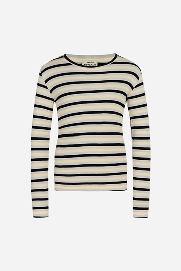 Mads Nørgaard Talino Top Stripe - Quiet Gray